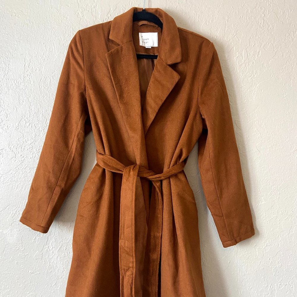 Burnt Orange Fall Coat